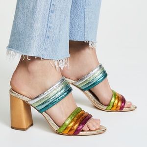 Alice + Olivia Multicolor Strappy Sandals
